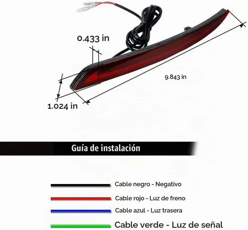 Vista 4 de Luces traseras de freno de señal de giro para parachoques trasero LED óptico 3D rojo para Ford Fusion Mondeo 2013 2014 2015 2016 2017 2018, 2