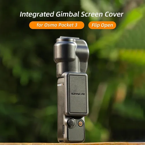 Vista 2 de Tapa protectora de lente de cámara para DJI Osmo Pocket 3 accesorios, tapa de cámara de mano, protector de lente de pantalla, funda rígida
