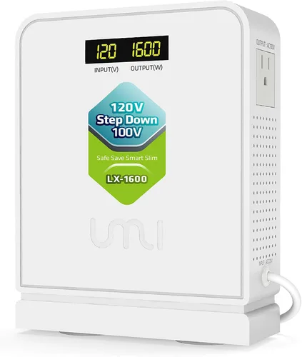 Vista 9 de Convertidor de voltaje de 120 V a 100 V Convertidor de voltaje toroidal reductor de 500 vatios para electrodomésticos japoneses utilizados en EE. UU