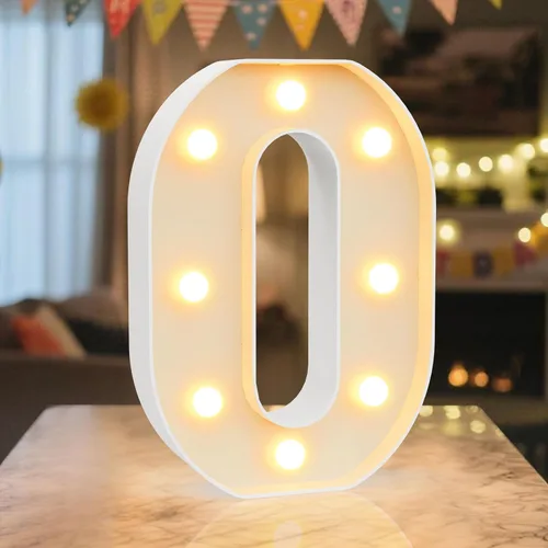 Vista 16 de Letrero LED de Marquee con Letras Iluminadas - Letras Iluminadas del Alfabeto para Cumpleaños, Graduación, Decoración de Pared y Mesa en Bares