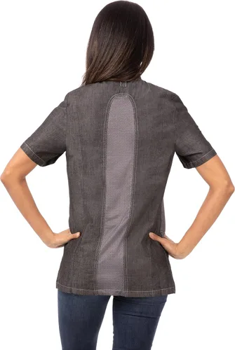 Vista 3 de Chef Works Abrigo Chelsea Chef para Mujer