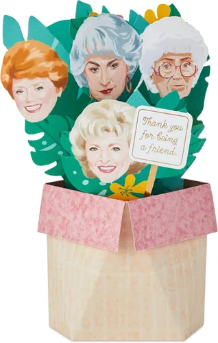 Vista 2 de Hallmark Paper Wonder Shoebox Golden Girls - Tarjeta desplegable (Thank You for Being a Friend)