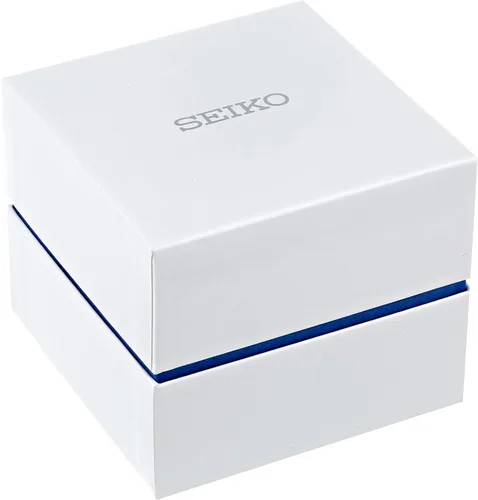 Vista 3 de Sieko SNKL36 Reloj analógico de acero inoxidable de dos tonos con esfera blanca para hombre, Blanco, Reloj analógico, cuerda automática