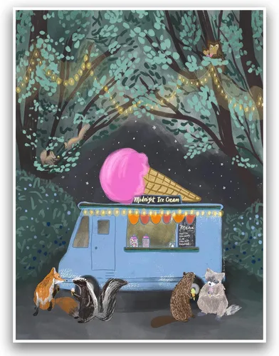Vista 8 de Póster de pared para habitación de niños, póster de animales lindos de 12 x 16 pulgadas, sin marco, para habitación de niños y niñas, habitación