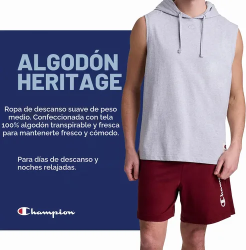 Vista 7 de Champion Pantalones clásicos de jersey abierto Negro