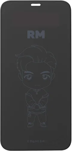Vista 13 de iFace TinyTAN inspirado en BTS Protector de pantalla de vidrio templado de borde redondo diseñado para iPhone 12 Pro Max (Jung Kook)