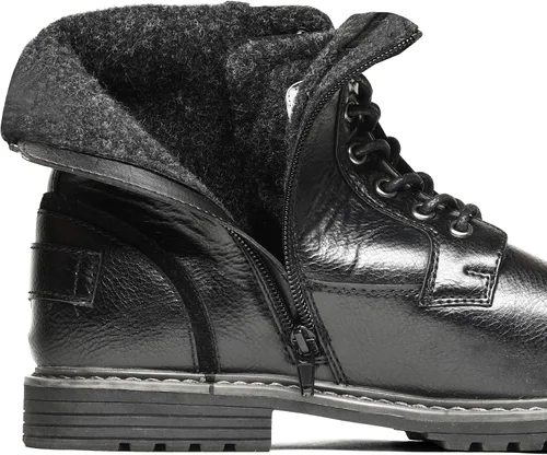Vista 3 de Bruno Marc Botas de motocicleta para hombre, botas de vestir Oxford