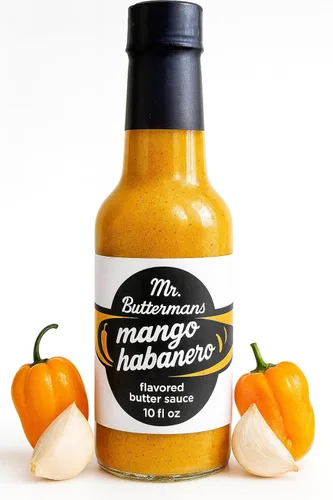 Vista 9 de Mr.Buttermans Salsa de mantequilla de ajo gourmet All Natural, botella de 10 onzas, 10 onzas líquidas (paquete de 1)