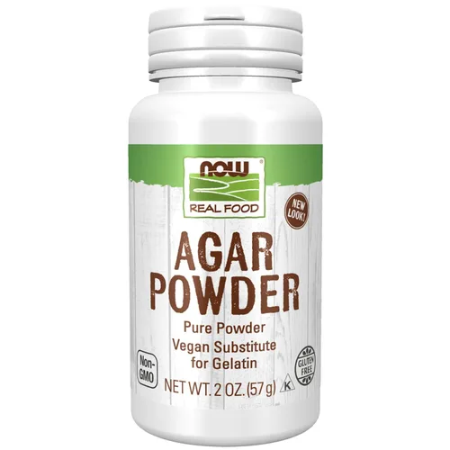 Vista 6 de NOW Foods, Agar en polvo, sustituto vegano de gelatina, 5 onzas