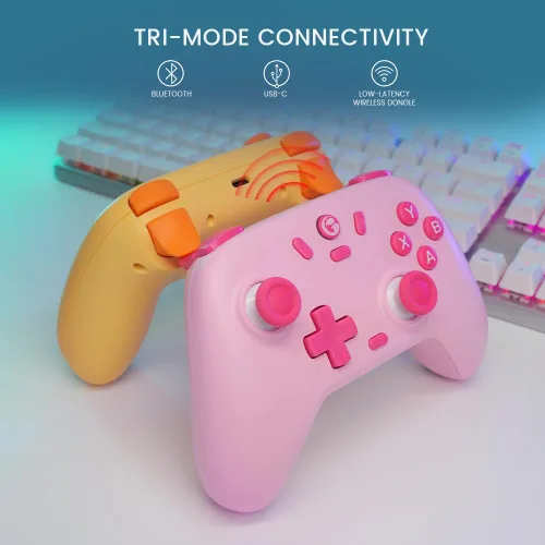 Vista 4 de GameSir Nova Lite 2.4g Wireless Controller for Windows PC, iPhone, Android, Switch & Steam Deck, Bluetooth Controller Gamepad with Hall Effect