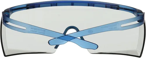 Vista 2 de 3M Gafas de seguridad, serie SecureFit 3700, paquete de 1, antiarañazos, se adaptan sobre lentes, lentes grises para interiores y exteriores