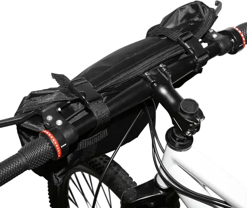 Vista 8 de CamGo Bolsa de transporte plegable de bicicleta de 26 pulgadas - Funda impermeable para viaje en tren aéreo