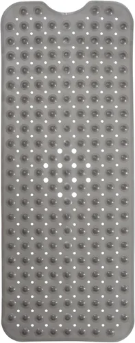 Vista 11 de ENKOSI Tapete de baño antideslizante, extra largo de 40 x 16 pulgadas, tapete antideslizante grande para bañera y ducha con ventosas y agujeros
