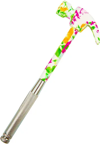 Vista 14 de Martillo y destornillador multifuncional 6 en 1 con motivos florales (plata)
