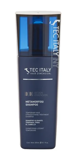 Vista 4 de Tec Italy Paquete alisador: Champú Metamorfosi, acondicionador, tratamiento sin enjuague - 30.3 onzas líquidas, sin parabenos, para cabello rizado