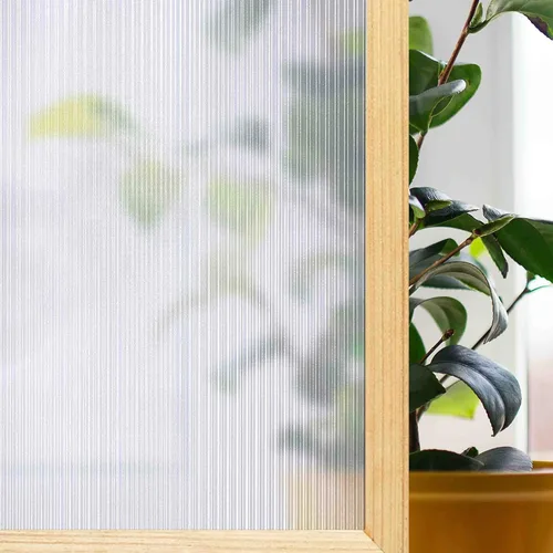 Vista 9 de Película de privacidad para ventana, calcomanía decorativa translúcida 3D para ventana, cubierta de ventana estática para bloqueo solar, sin