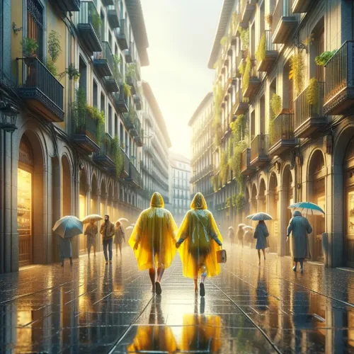 Vista 19 de Hagon PRO - Ponchos de lluvia desechables para adultos (paquete de 5)