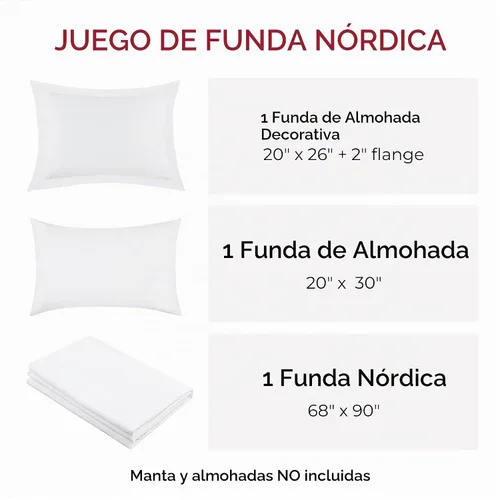 Vista 6 de Mellanni Juego de funda de edredón – Juego de ropa de cama de 3 piezas de la colección icónica – Lujo de hotel, extrasuave y refrescante – 1102