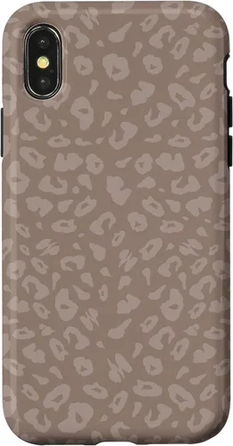 Vista 5 de Neutral Tan - Chic Elegant Leopard Animal Funda con patrón de impresión para iPhone 17
