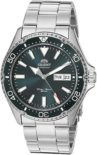 Vista 7 de Orient Kamasu - Reloj de buceo automático japonés de acero inoxidable para hombre
