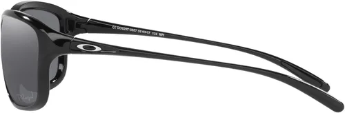 Vista 2 de Oakley Lentes de sol para mujer, marco de tortuga marrón mate, lentes polarizadas degradadas marrones, 2.323in