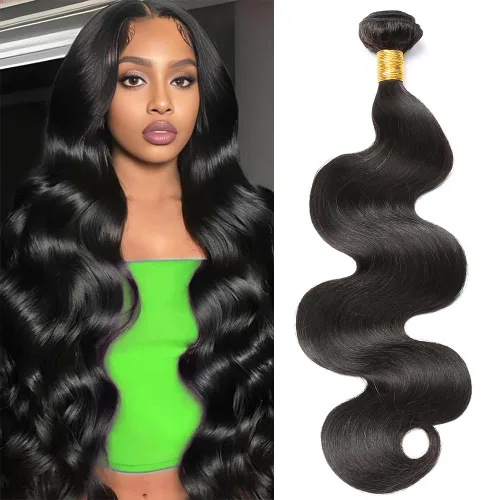 Vista 10 de CSCHS Manojos de cabello humano 12A de 22, 24, 26 pulgadas, mechones de cabello humano ondulado 100% sin procesar, extensiones de cabello virgen