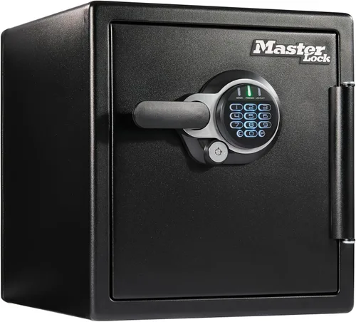 Vista 11 de Master Lock - Caja de seguridad premium negra a prueba de fuego y agua con teclado digital, 0.82 pies cúbicos, STW082GTC