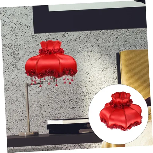 Vista 9 de OSALADI Pantalla retro para lámpara victoriana para decoración del hogar, lámpara de mesa, decoración estilo aleatorio