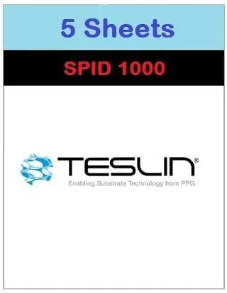Vista 11 de Papel sintético para impresoras en el hogar., Full Sheet InkJet Teslin® (hoja completa) inkjet teslin
