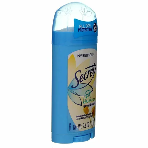 Vista 2 de Secret Desodorante Spring Breeze Sólido 2.6 onzas (paquete de 3)