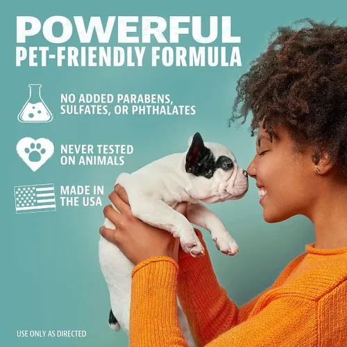 Vista 4 de ANGRY ORANGE Eliminador de olores de mascotas para orina de perros y gatos, manchas de alfombras y olores fuertes, limpiador de cítricos con aceite