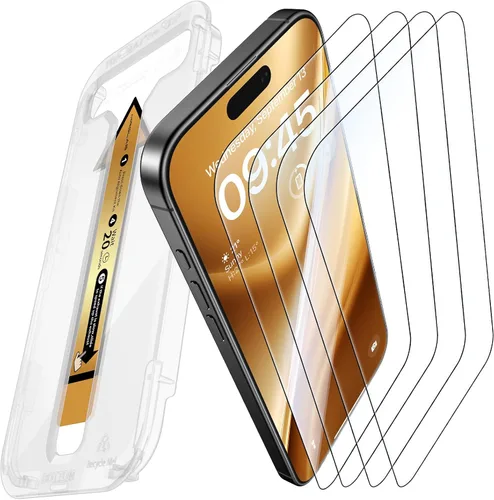 Vista 9 de MRGLAS TOP 9H+ - Paquete de 4 protectores de pantalla de vidrio para iPhone 12 Pro Max, protector de pantalla de privacidad con protector de lente