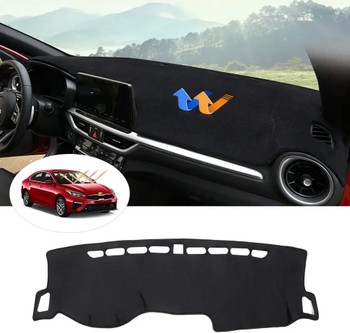 Vista 10 de Autorder Cubierta de salpicadero para Hyundai Sonata 2009 2010 Accesorios Dash Cover Upgrade Flannel Dash Mat Parasol Protector de rayos UV