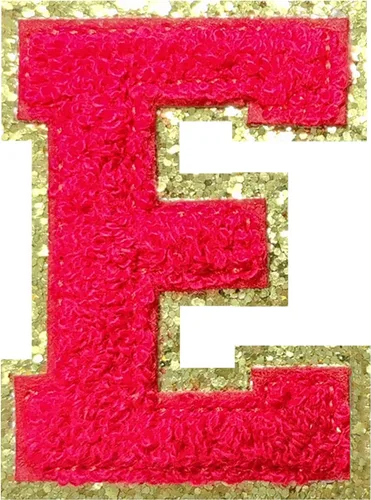 Vista 66 de 4 parches de letras de felpilla negra, parches de letras termo-adhesivas de 2.2", parches de letras de felpilla para ropa (S)