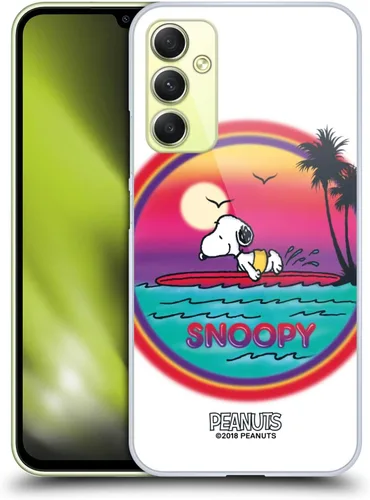 Vista 26 de Head Case Designs Funda rígida con licencia oficial de Peanuts Beach Surf Snoopy Boardwalk Airbrush compatible con Samsung Galaxy S20 FE / 5G Playa