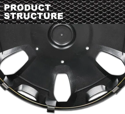 Vista 5 de CNNELL 1 tapacubos de 15 pulgadas para llanta completa compatible con Ford Transit Connect Van 2010-2013 9T1Z1130A, 9T161130AA, 1 unidad