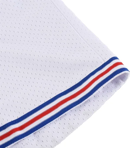 Vista 4 de Pantalones cortos de baloncesto para hombre para adultos, Space Moive de los años 90, pantalones cortos deportivos de Halloween, blanconegro, S-XXL