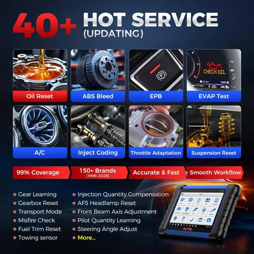 Vista 7 de Autel Escáner MaxiIM IM508S PRO con $569 PRO Kit, 2026 Full Bundle Pro Version, Igual que IM608 PRO 2/IM608S II, diagnóstico mejorado All-Sys