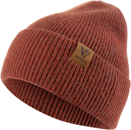 Vista 16 de Vgogfly Gorro holgado para mujer, gorro de punto de invierno, suave y cálido, gorro de esquí unisex Beige