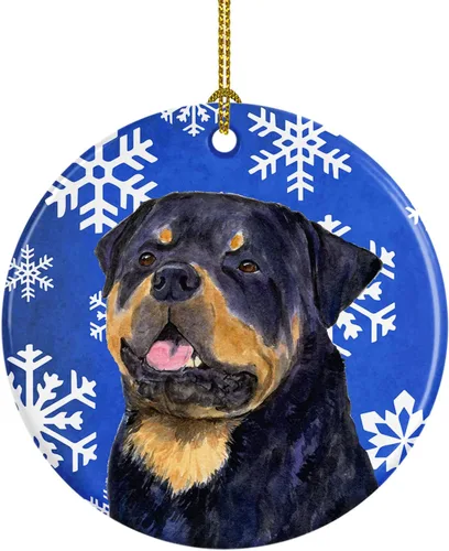 Vista 189 de Caroline's Treasures Cavalier Spaniel - Adorno de cerámica para colgar en el árbol de Navidad, para el hogar, Navidad, fiestas, regalo, 3 pulgadas