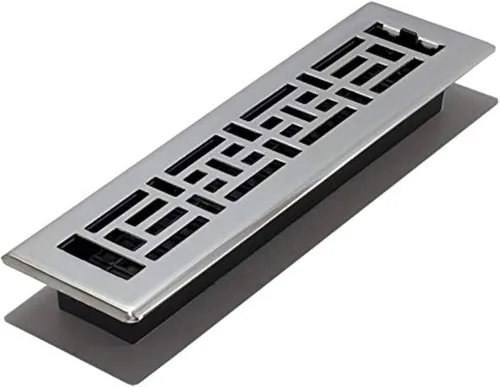 Vista 53 de Decor Grates Registro de suelo oriental AJH212-RB, 2 x 12 pulgadas, acabado de bronce frotado