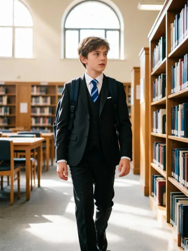 Vista 2 de Trajes para niños para portador de anillos de boda formal, traje de Negro (corbata)