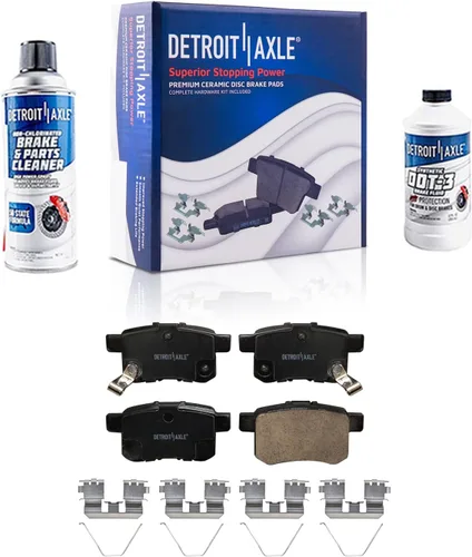 Vista 89 de Detroit Axle - Pastillas de freno de cerámica delanteras Reemplazo de pinza de freno derecha para Dodge Ram 1500 Dakota, Ram 1500 Classic - Juego