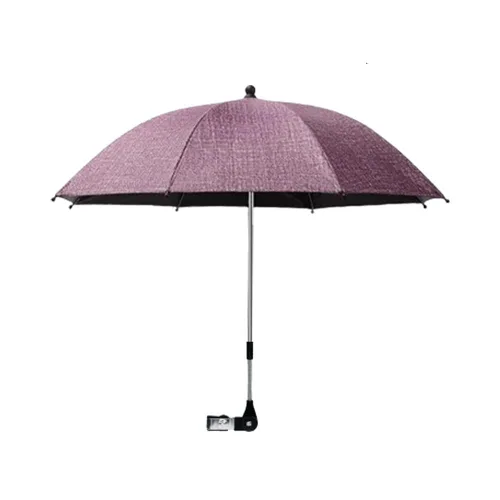 Vista 13 de Práctico y ligero, con clip, dirección ajustable, universal, cochecito de bebé paraguas, accesorio de paraguas para protección solar (negro)