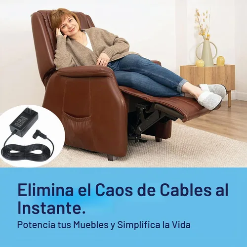 Vista 7 de Fuente de alimentación reclinable de pared de 29 V 2 A para silla elevadora o sillón reclinable eléctrico Limoss Okin, cable de alimentación