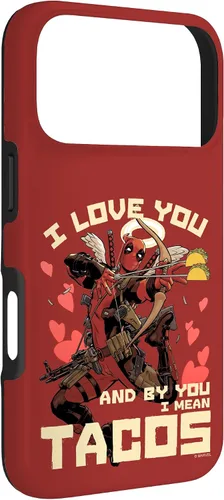Vista 68 de Marvel Deadpool I Love You and by You I Mean Tacos - Carcasa para iPhone 17