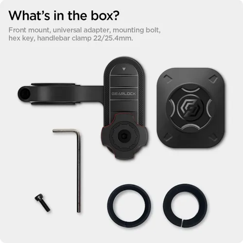 Vista 8 de Spigen Gearlock - Soporte de teléfono para bicicleta con adaptador universal