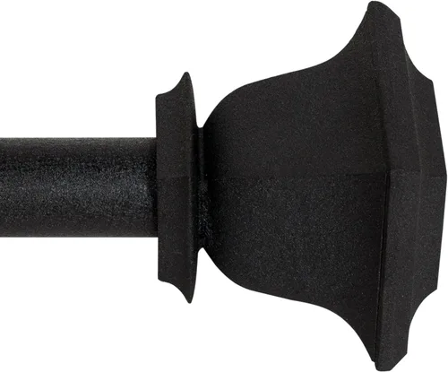 Vista 28 de Deco Window - Varilla ajustable para cortinas para ventanas de 18 a 44 pulgadas, poste de hierro de 1 pulgada extendible de alta resistencia