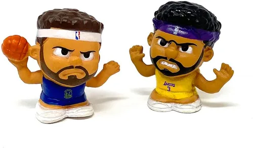 Vista 2 de Teenymates Party Animal 2022 NBA Series 8 - Juego de regalo de figuras de baloncesto, paquete de fiesta, lote de 4 paquetes misteriosos