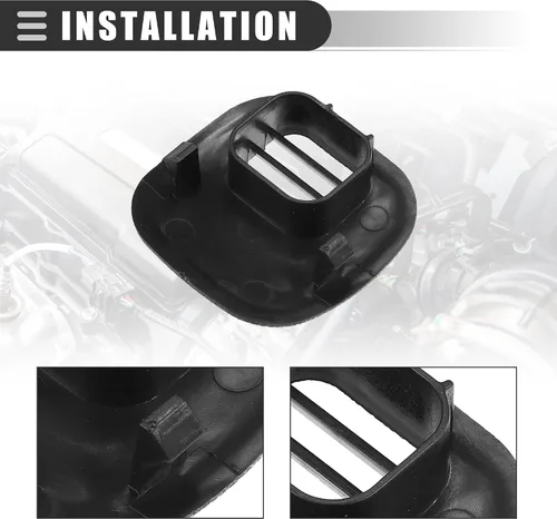 Vista 4 de Motoforti Cubierta del sensor de temperatura del aire, salpicadero de ventilación central de rejilla, para Chevrolet Corvette 5.7L 1997-2004